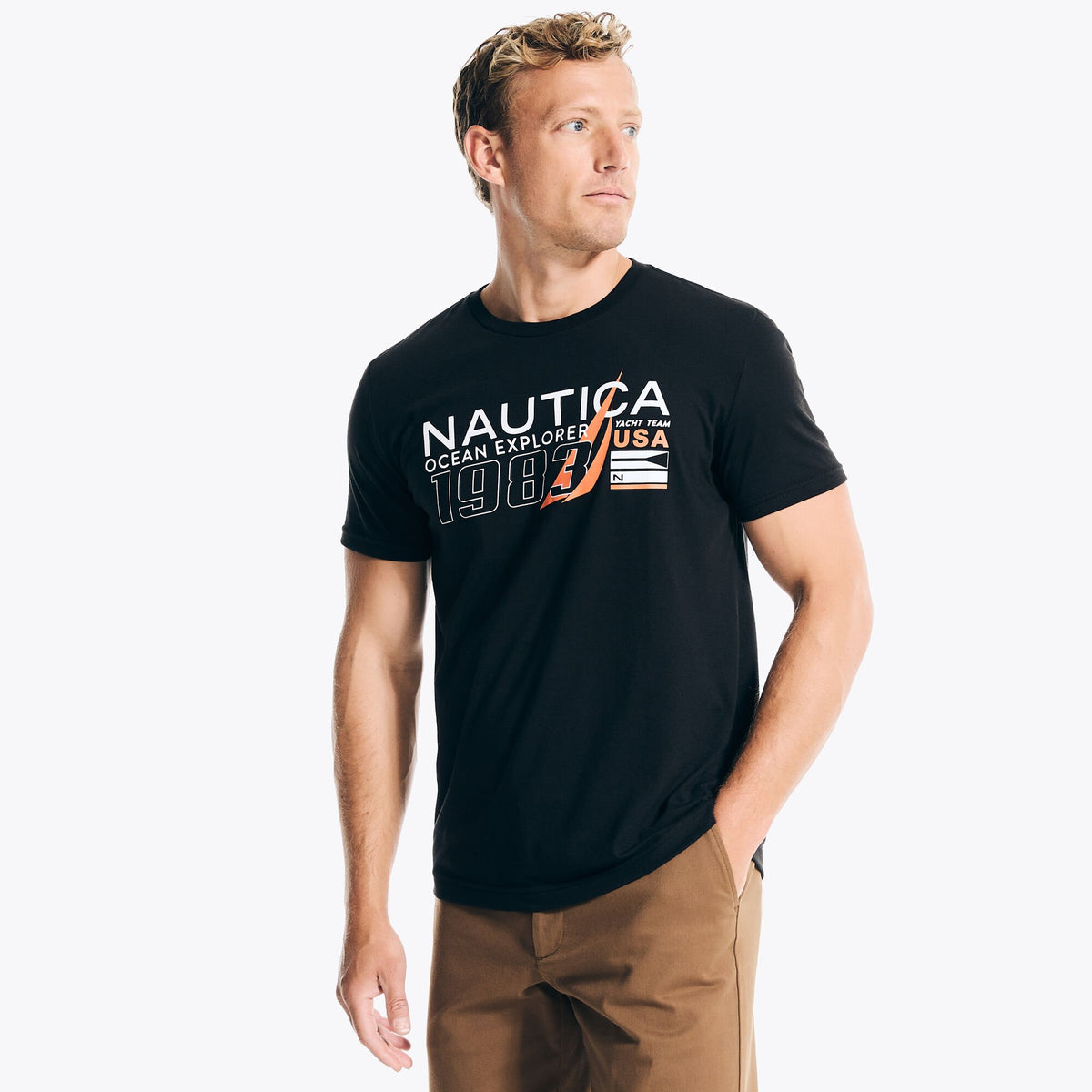 Camiseta Hombre Nautica Sustainably Crafted Ocean Explorer