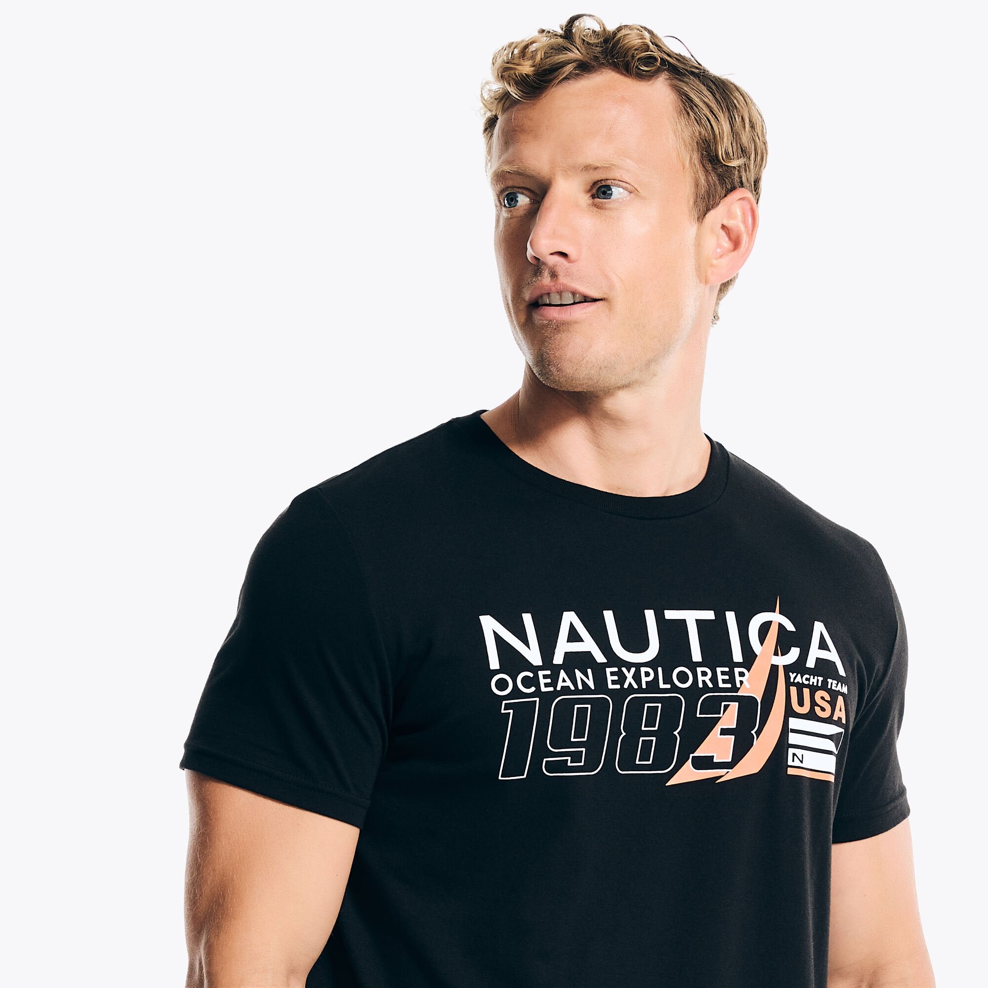 Camiseta Hombre Nautica Sustainably Crafted Ocean Explorer