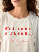 Camiseta Mujer Esprit Paris Graphic