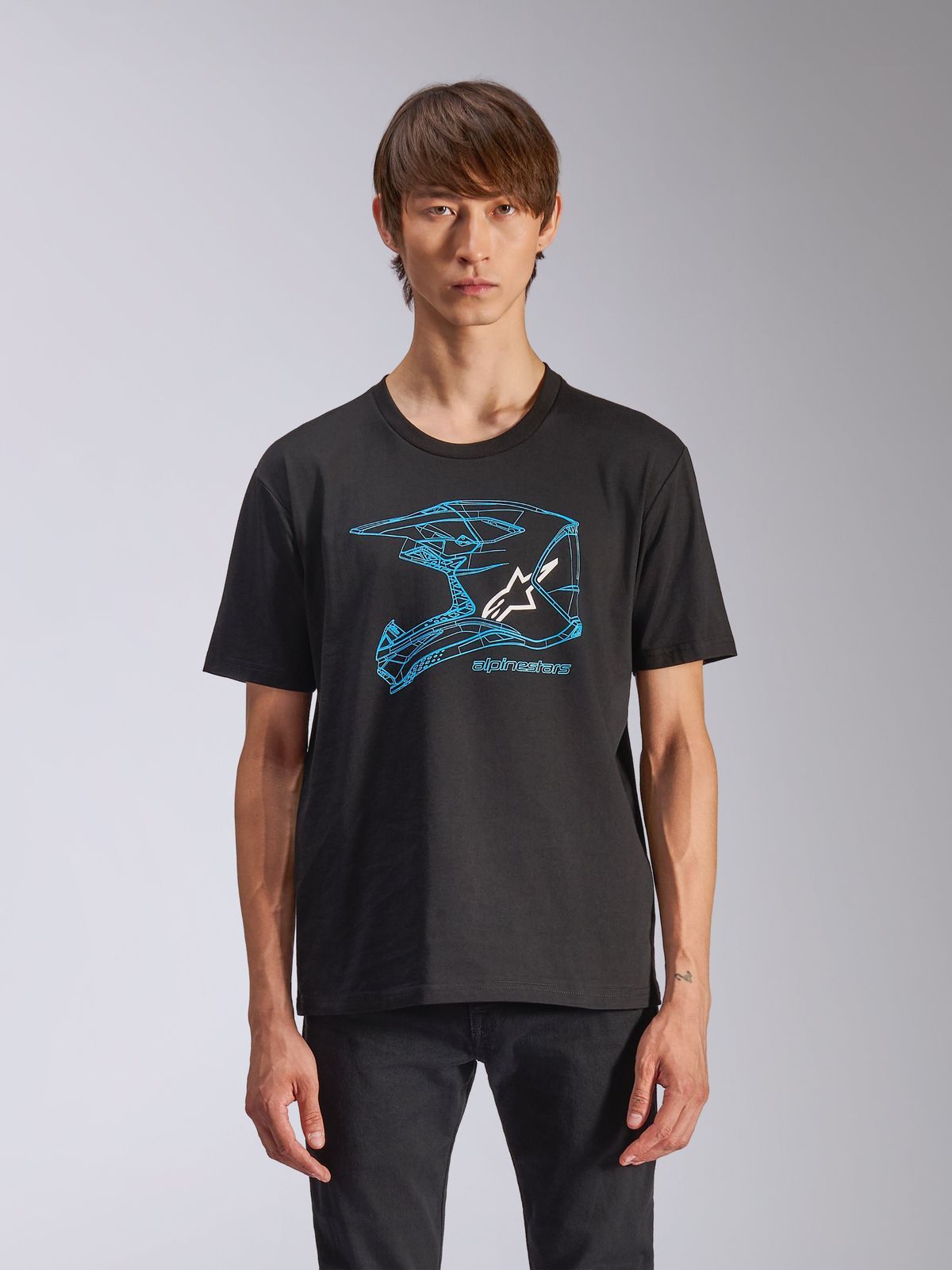 Camiseta Hombre Alpinestars MX Helmet CSF