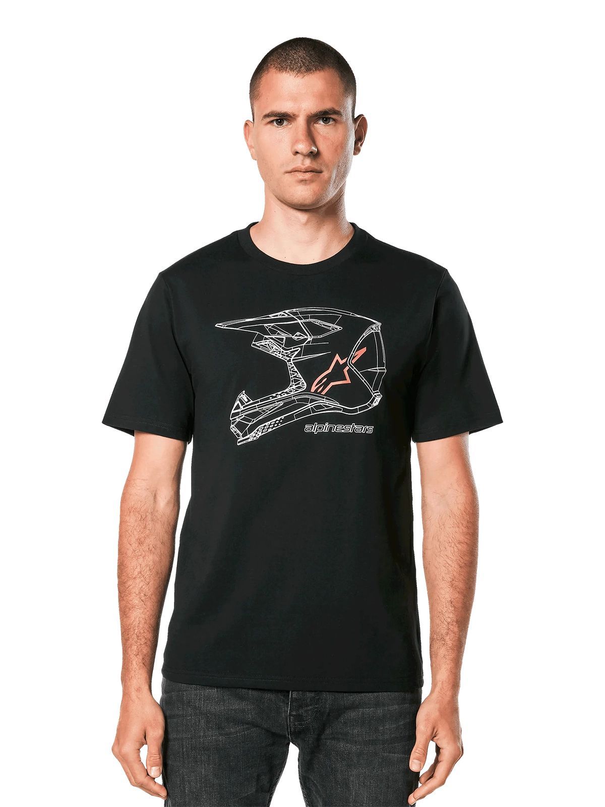 Camiseta Hombre Alpinestars MX Helmet CSF