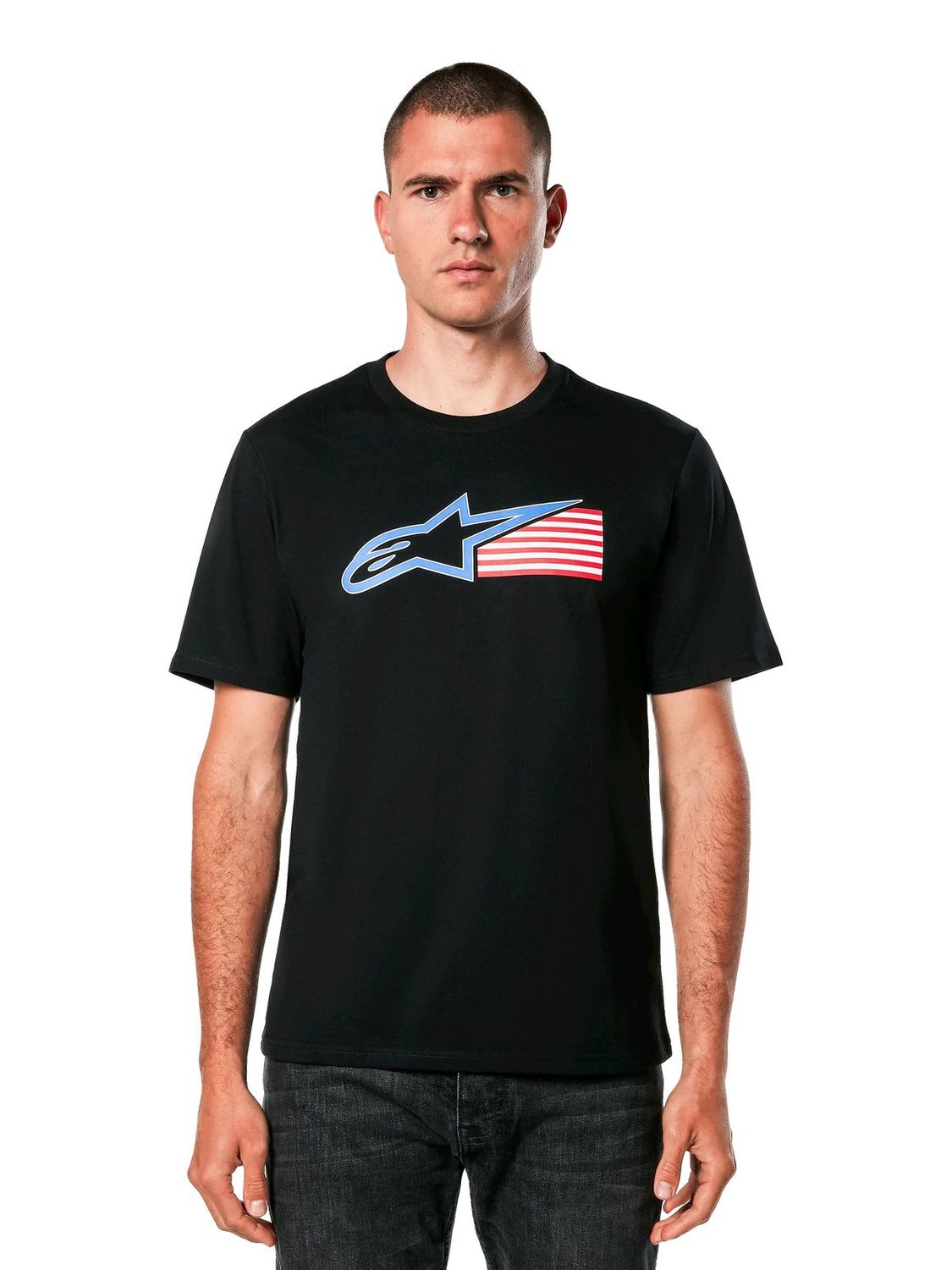 Camiseta Hombre Alpinestars Racing USA CSF