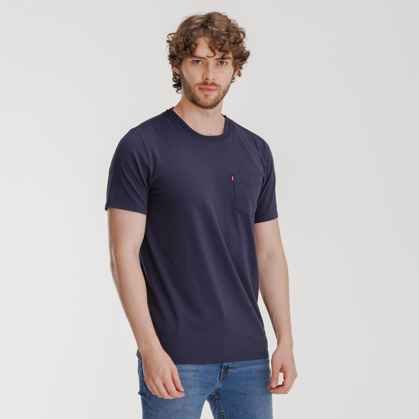 Camiseta Hombre Levis Básica Con Bolsillo