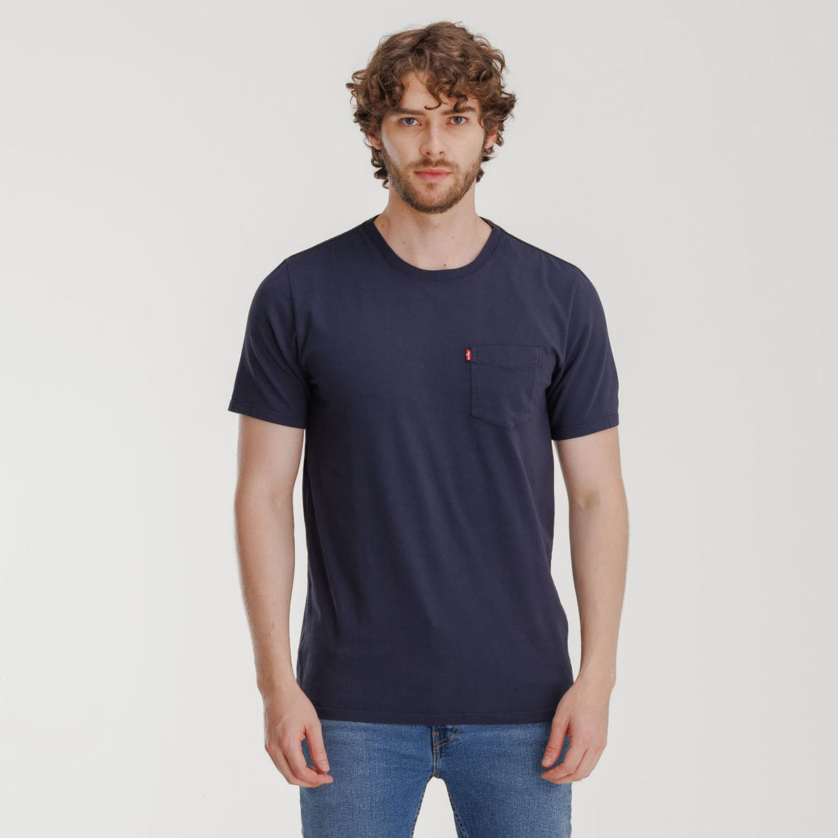 Camiseta Hombre Levis Básica Con Bolsillo