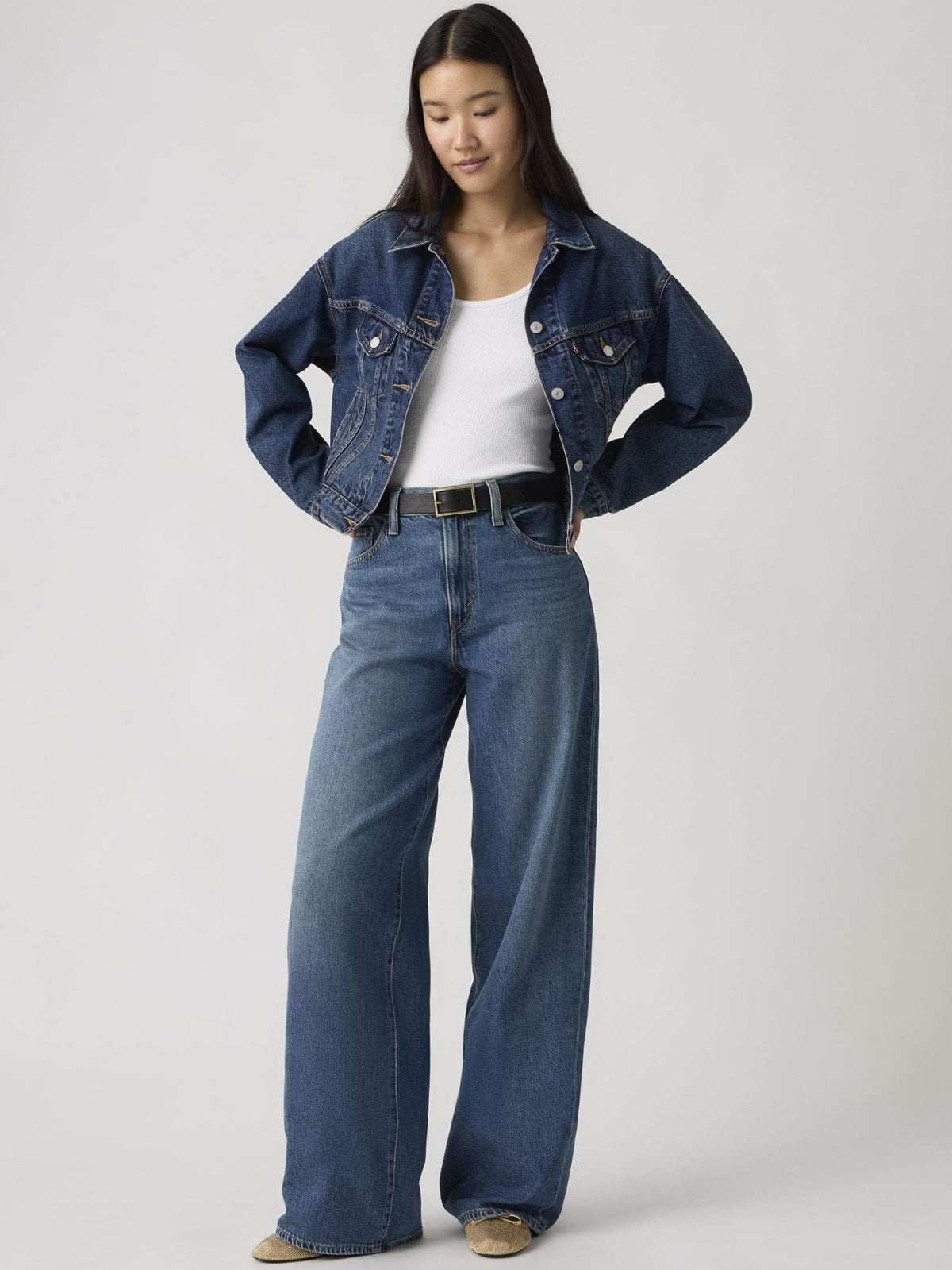 Jean Mujer Levis Cinch Wide Leg