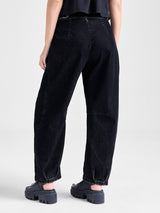 Pantalón Mujer Americanino Barrel Velvet