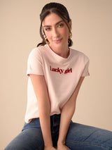 Camiseta Mujer Esprit Lucky Girl