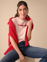 Camiseta Mujer Esprit Lucky Girl