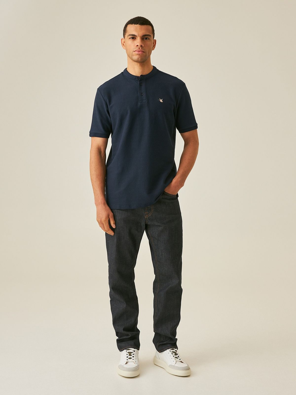 Polo Hombre Chevignon Striped Cuello Neru Classic Fit