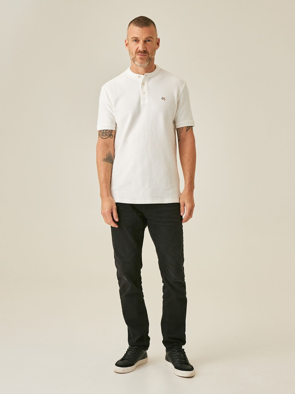 Polo Hombre Chevignon Striped Cuello Neru Classic Fit