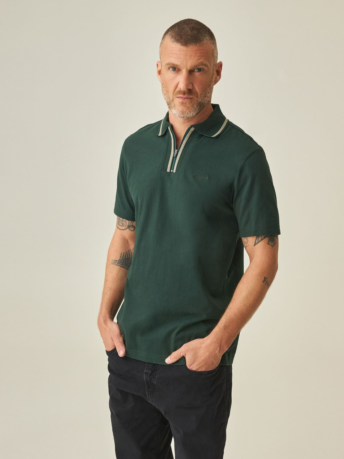 Polo Hombre Chevignon Striped Knit