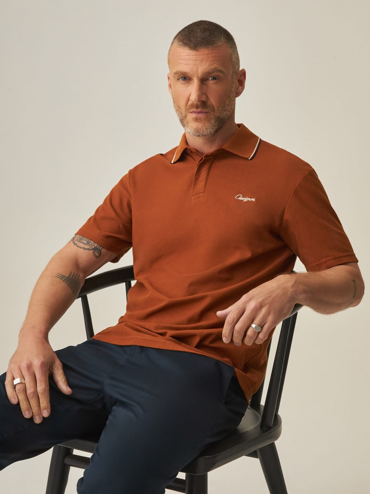 Polo Hombre Chevignon Graphic Contrast