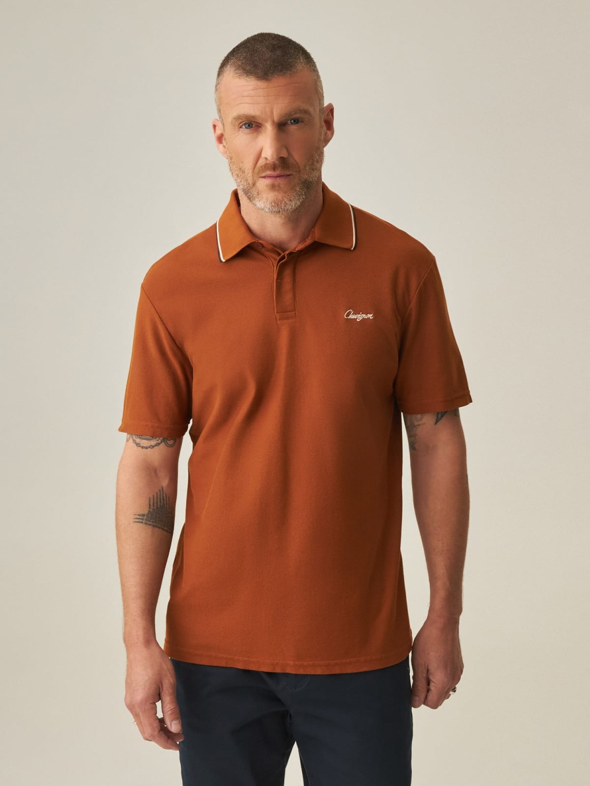 Polo Hombre Chevignon Graphic Contrast