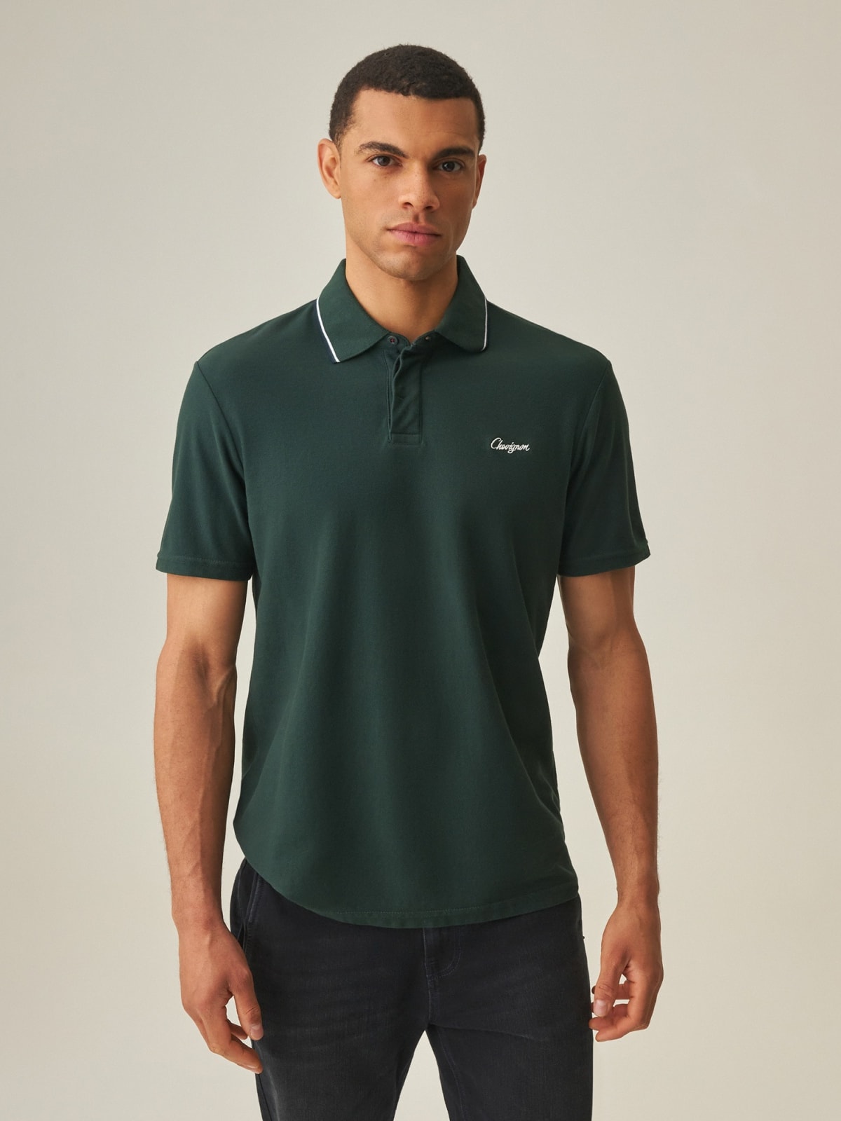 Polo Hombre Chevignon Graphic Contrast