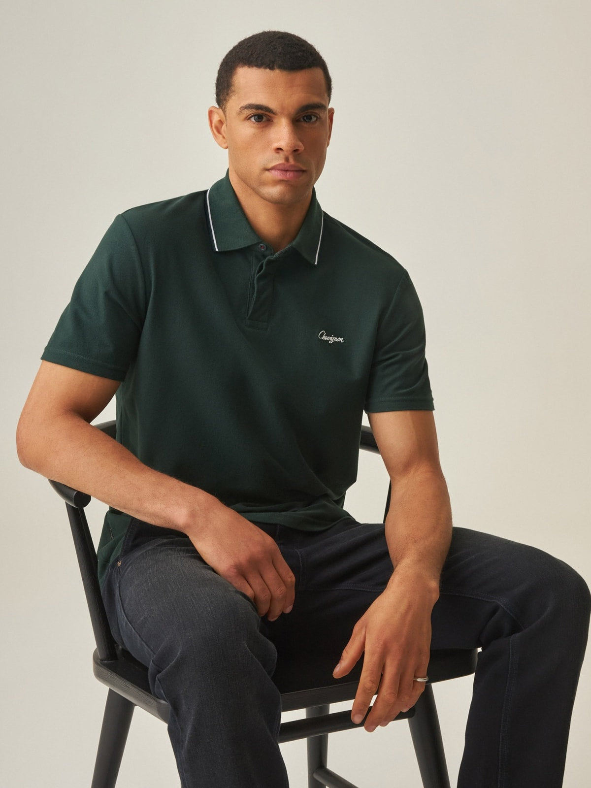 Polo Hombre Chevignon Graphic Contrast