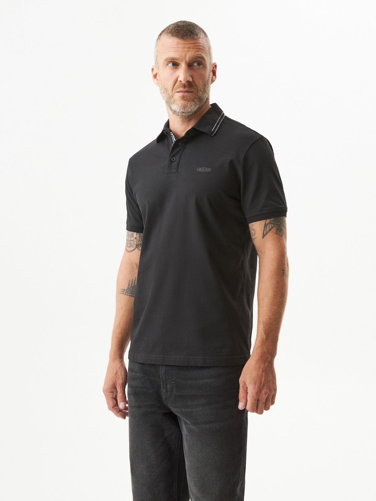 Polo Hombre Chevignon Striped Trim