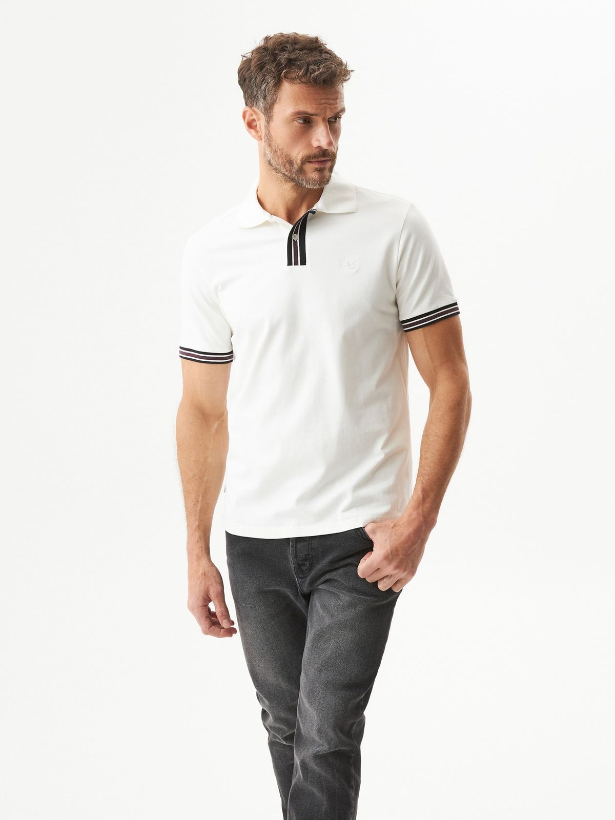 Polo Hombre Chevignon Striped Placket