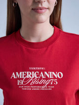 Camiseta Mujer Americanino Estampada