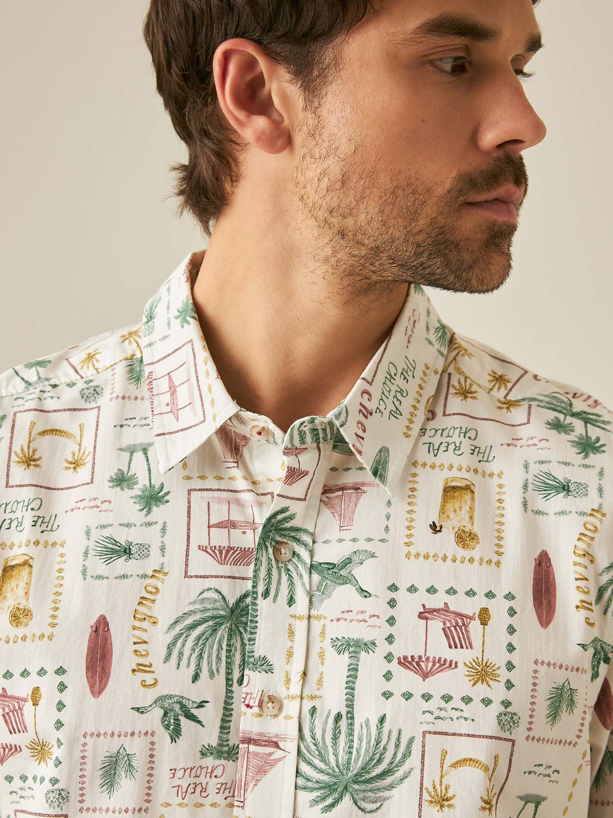 Camisa Hombre Chevignon Stamp Resort