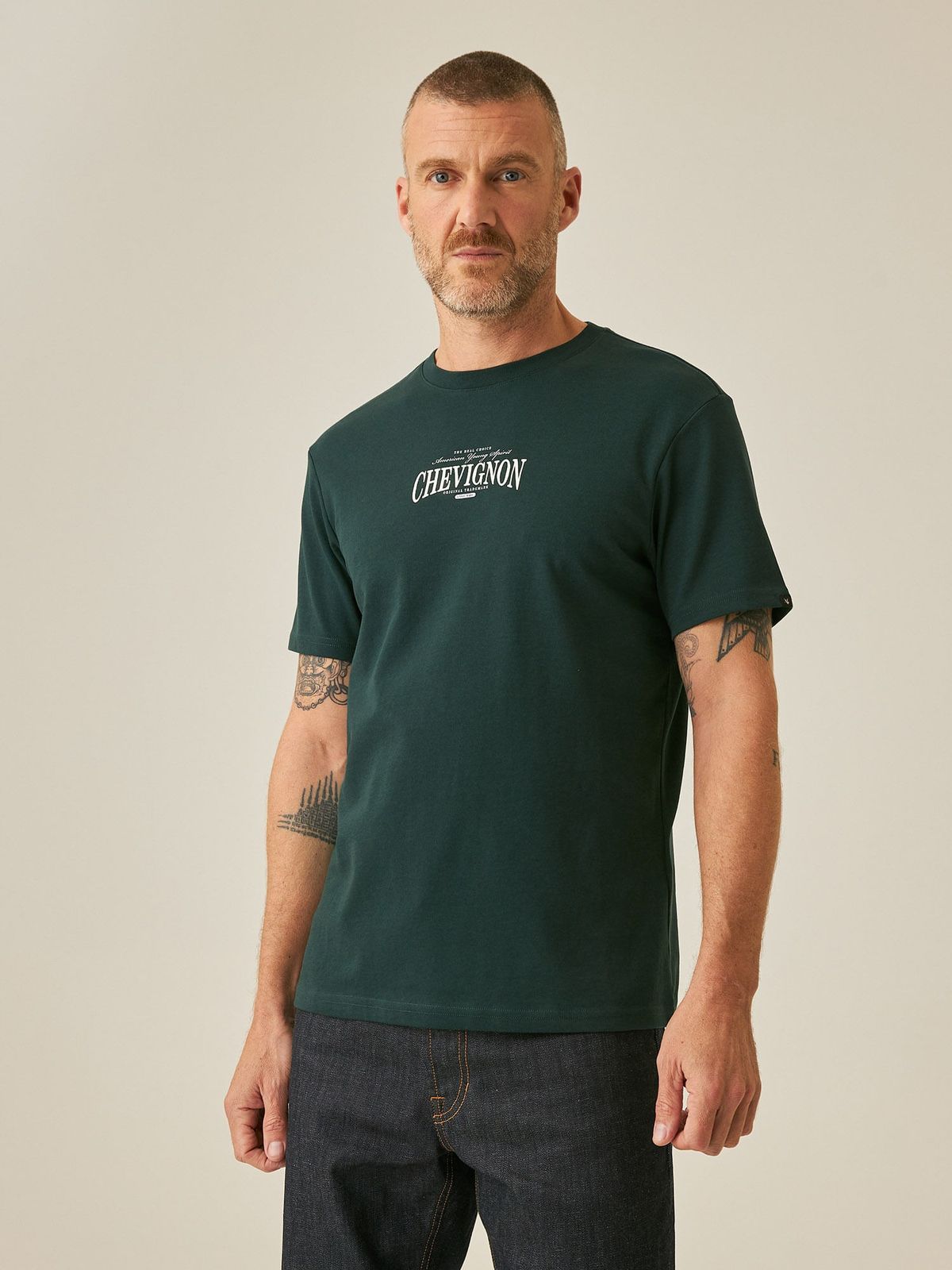 Camiseta Hombre Chevignon Graphic Slim Fit