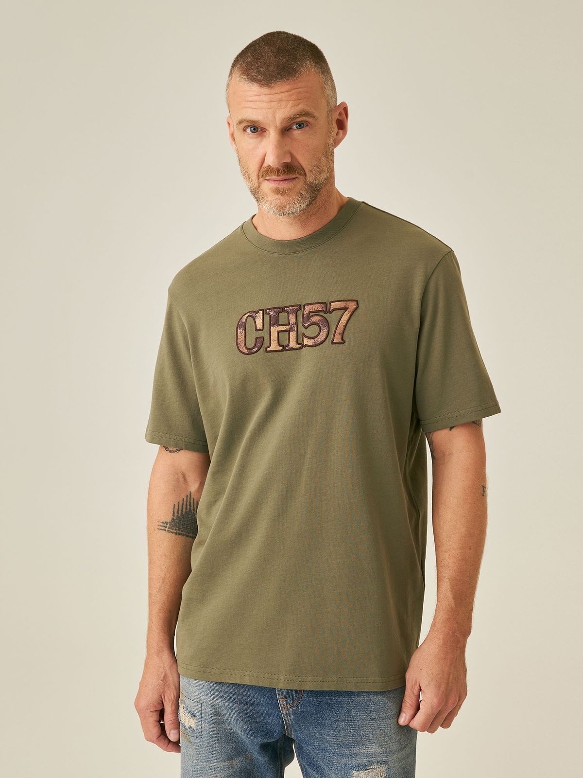 Camiseta Hombre Chevignon CH57 Camo Classic Fit