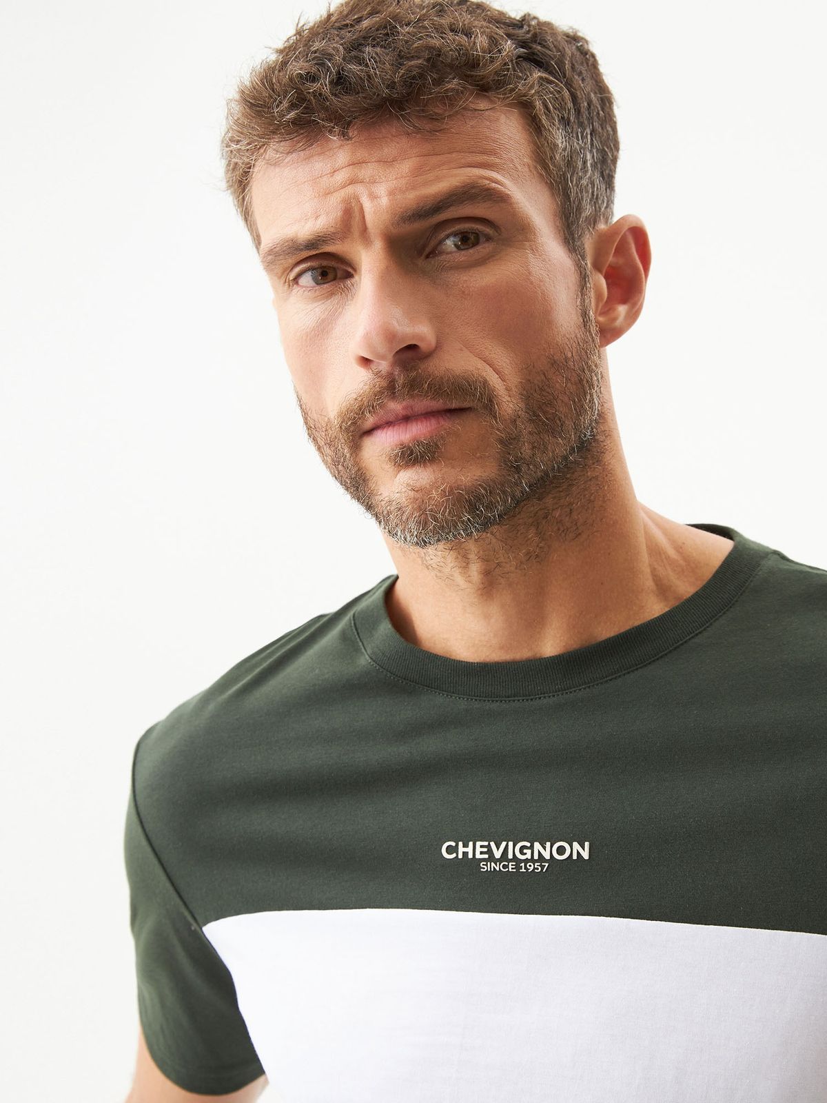 Camiseta Hombre Chevignon Block Contrast