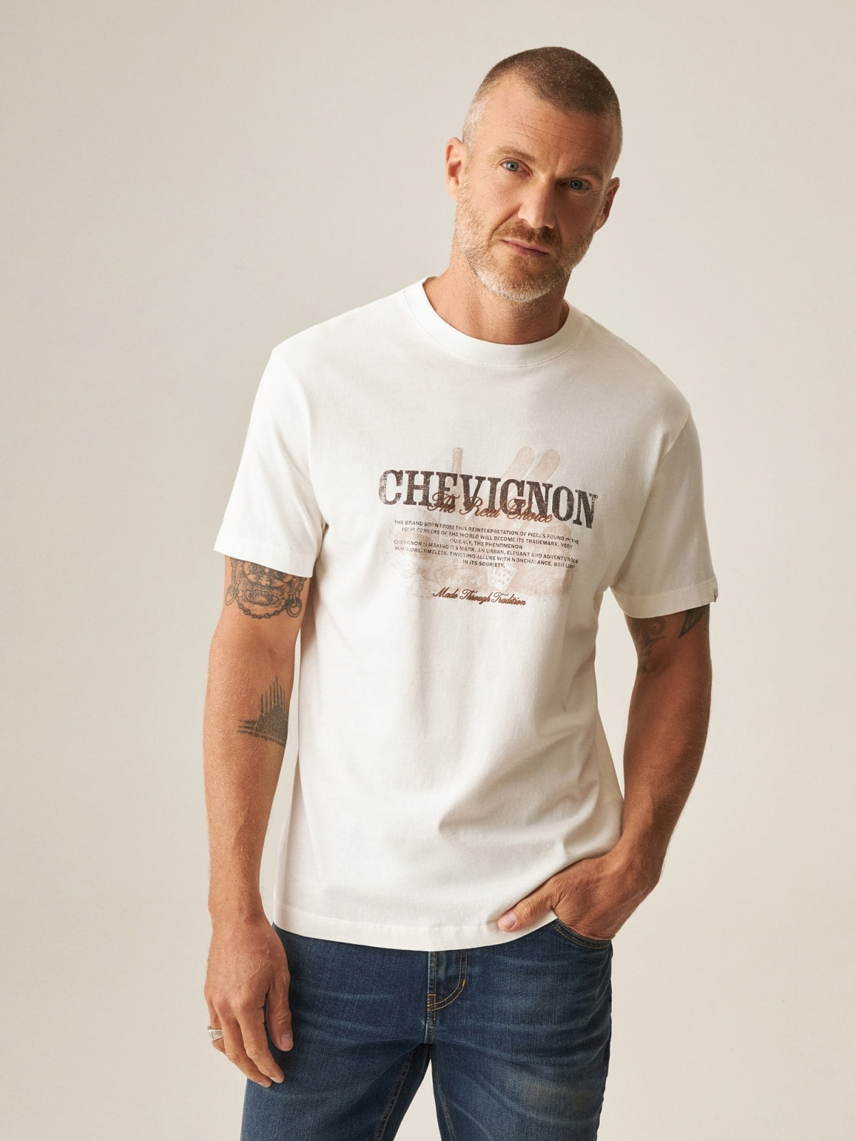 Camiseta Hombre Chevignon Round