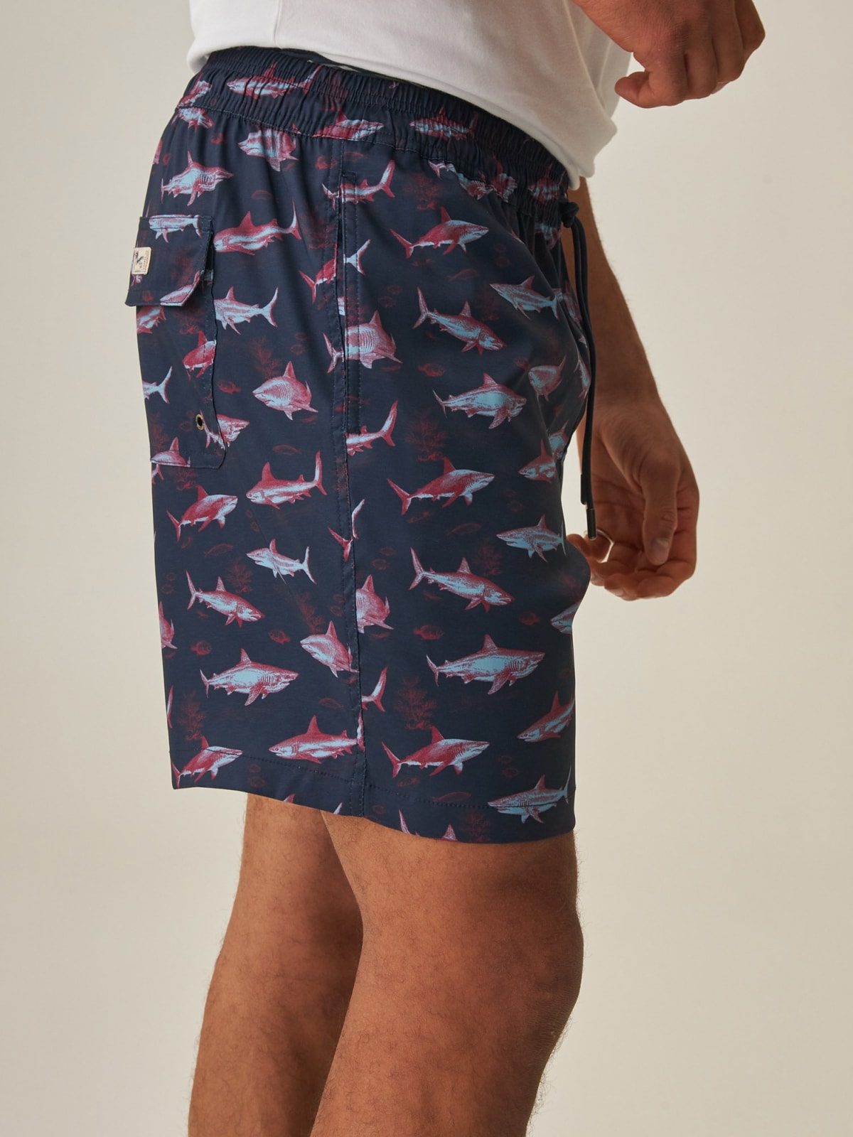 Pantaloneta De Baño Hombre Chevignon Shark