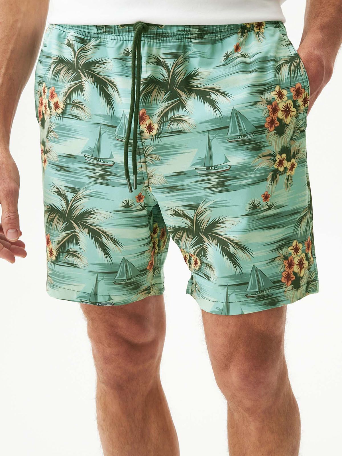 Pantaloneta De Baño Hombre Chevignon Aquarela Beach