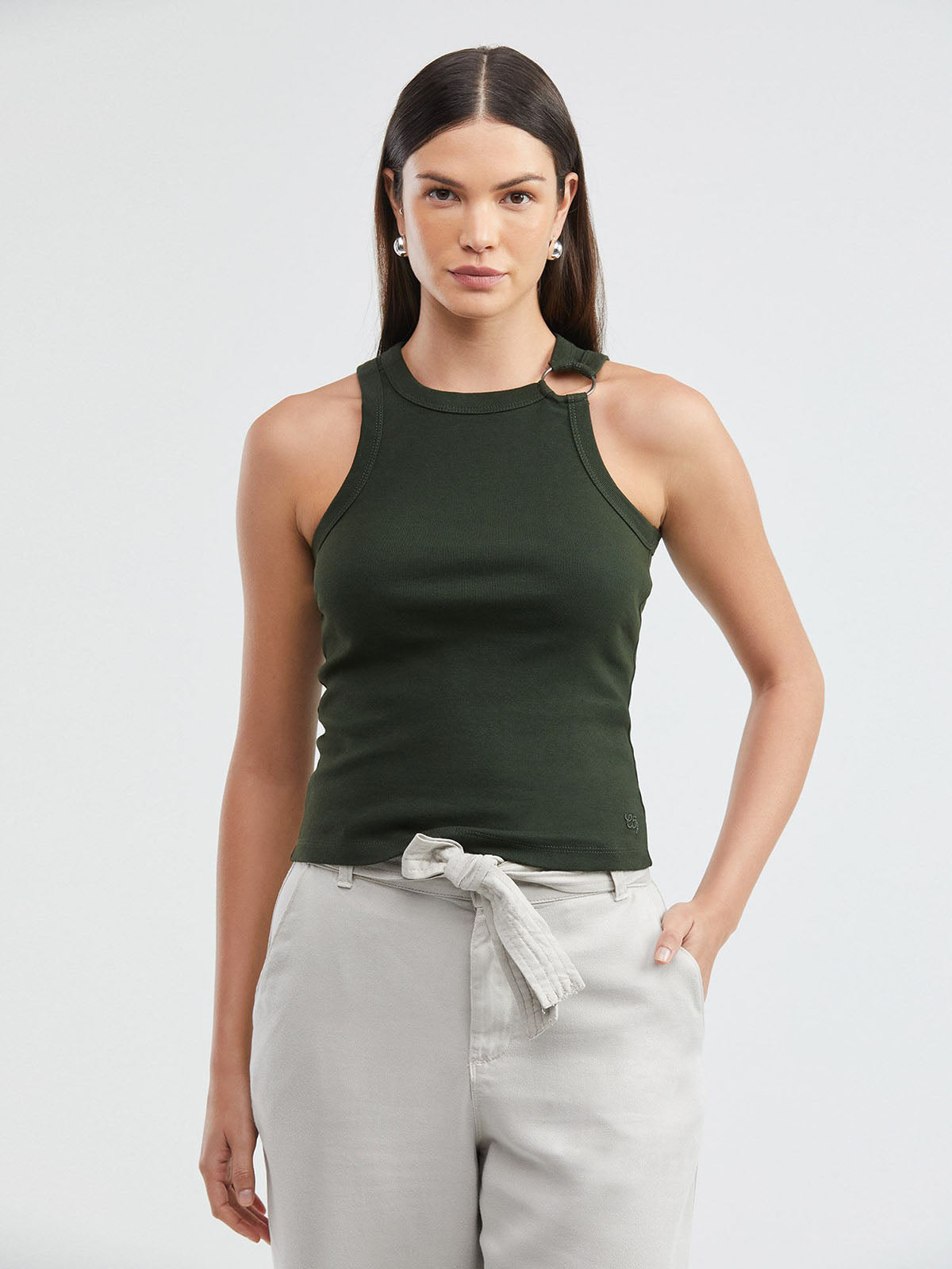 Camiseta Mujer Chevignon Ribbed Tanktop