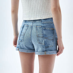 Short Mujer Americanino Bloques