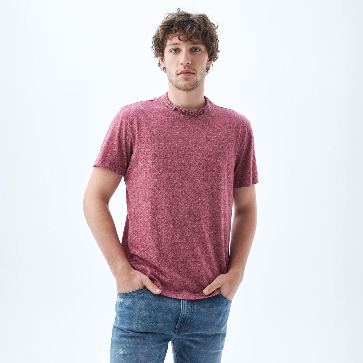 Camiseta Hombre Americanino Mini Logo AMCNO Slim Fit