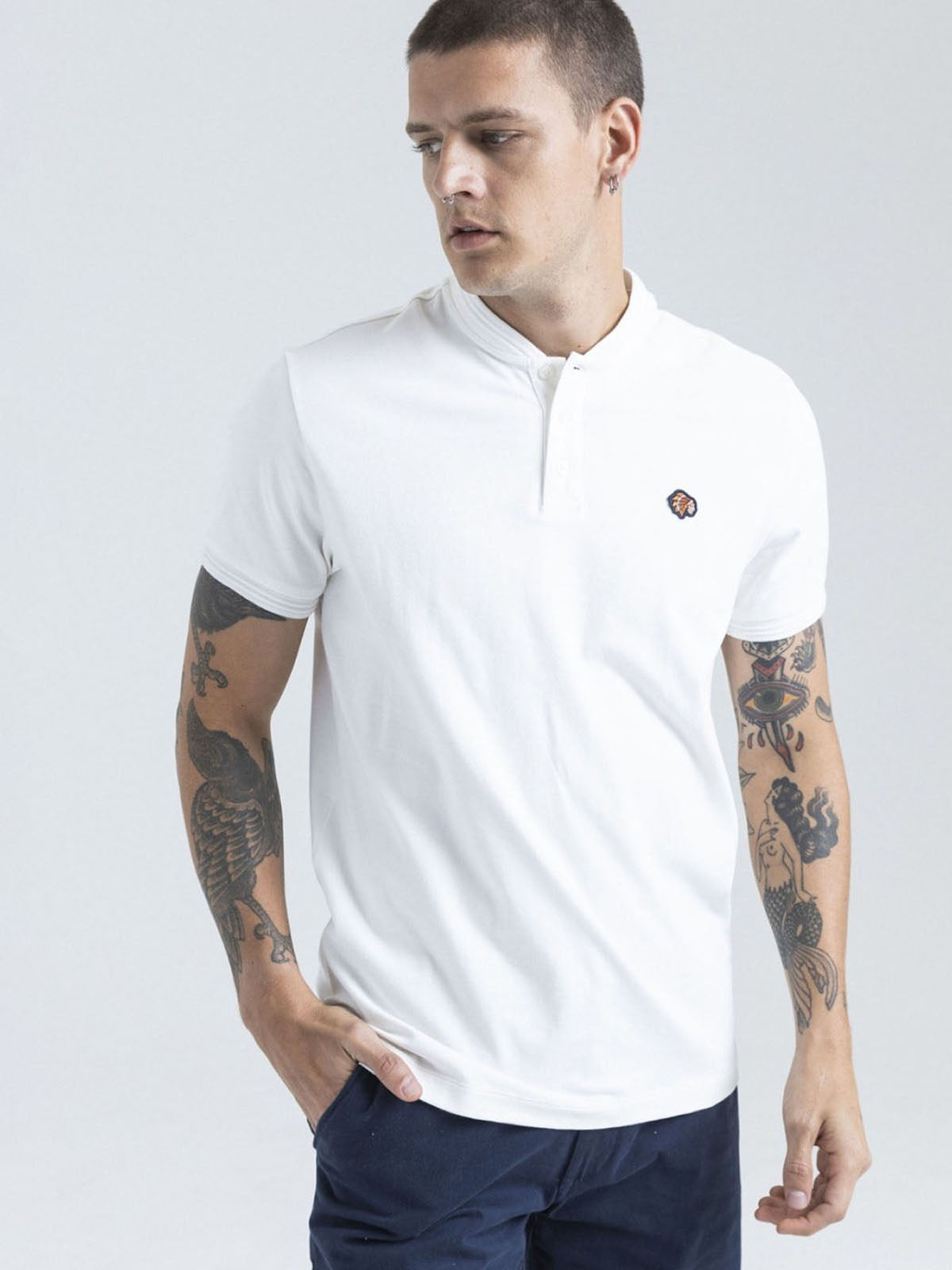 Polo Hombre Americanino Slim Cuello Neru