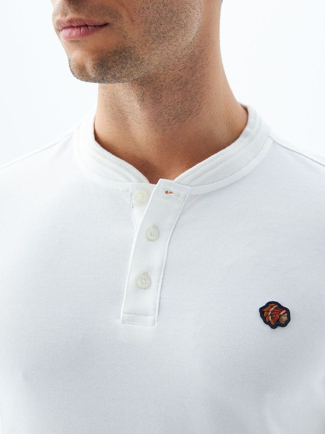 Polo Hombre Americanino Slim Cuello Neru