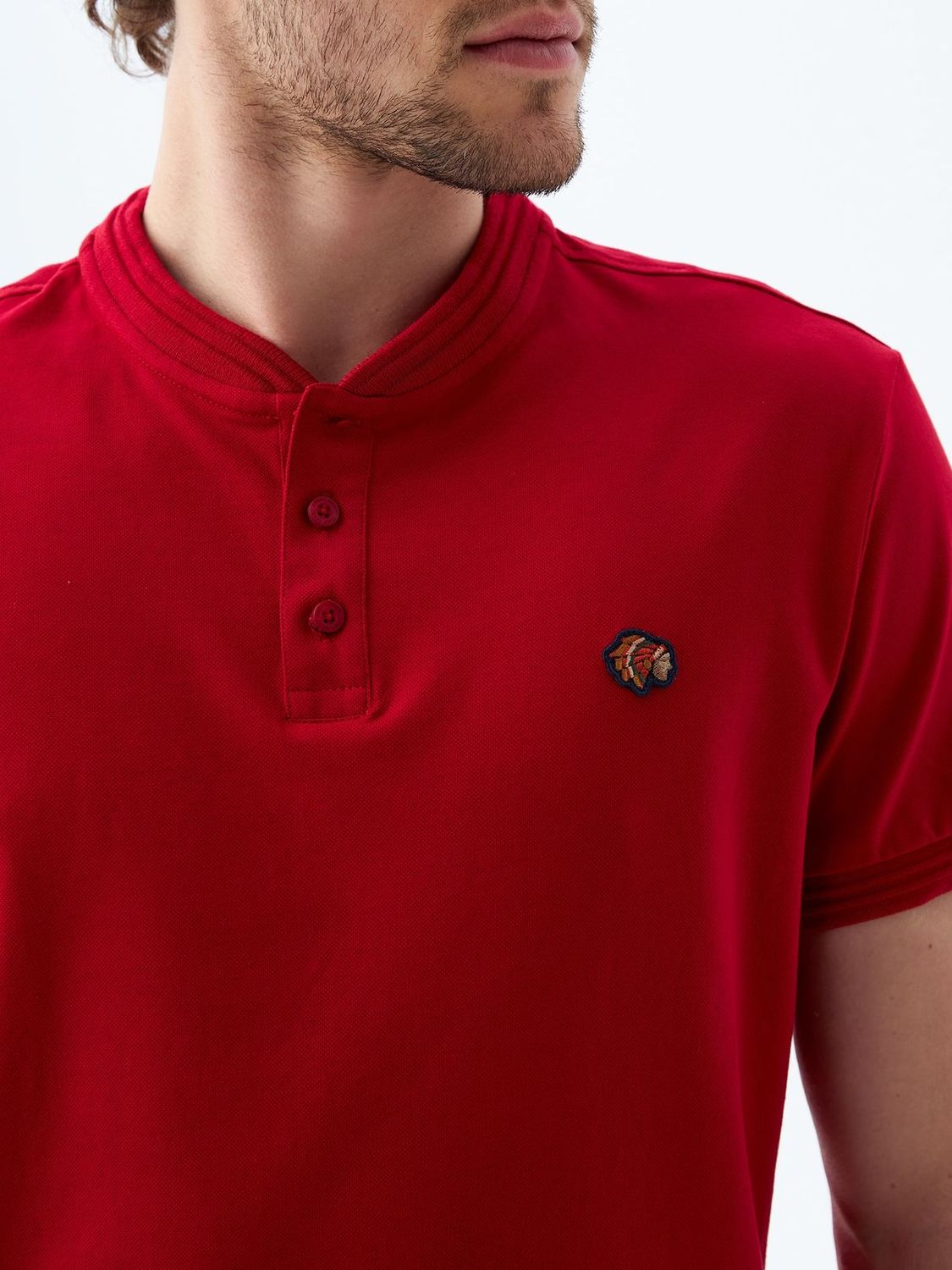 Polo Hombre Americanino Slim Cuello Neru