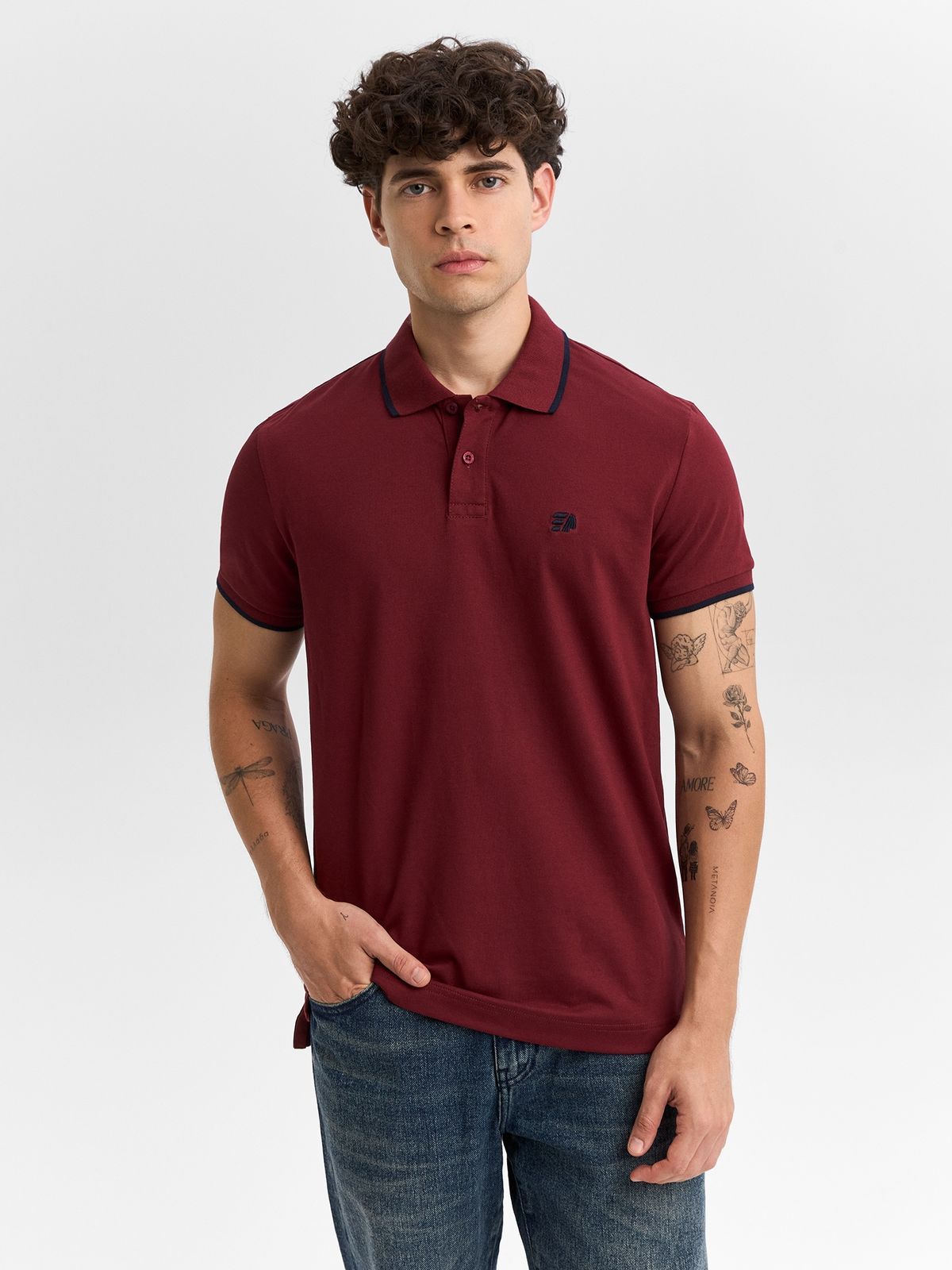 Polo Hombre Americanino Slim Indio