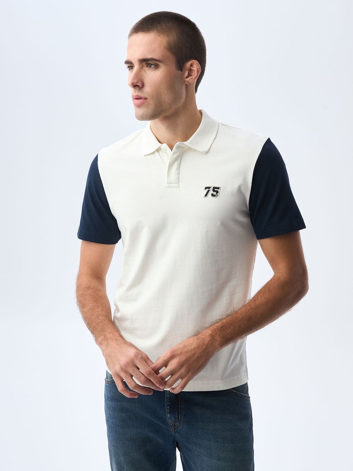 Polo Hombre Americanino Bloques Slim