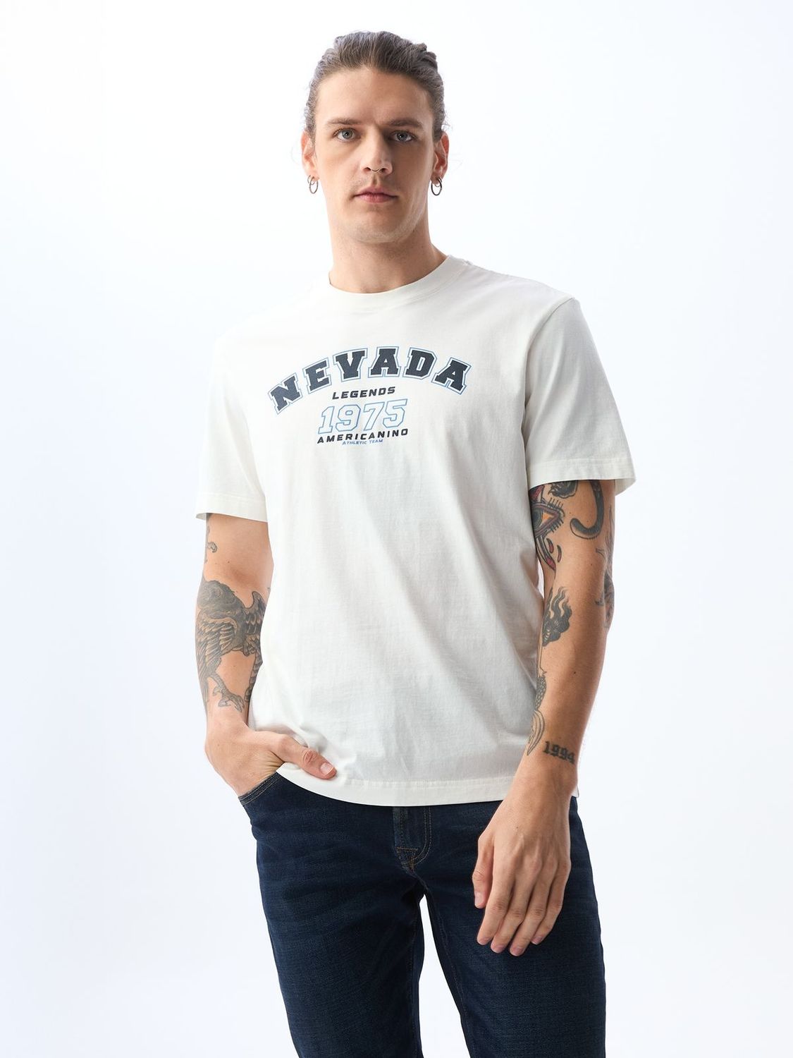 Camiseta Hombre Americanino Slim