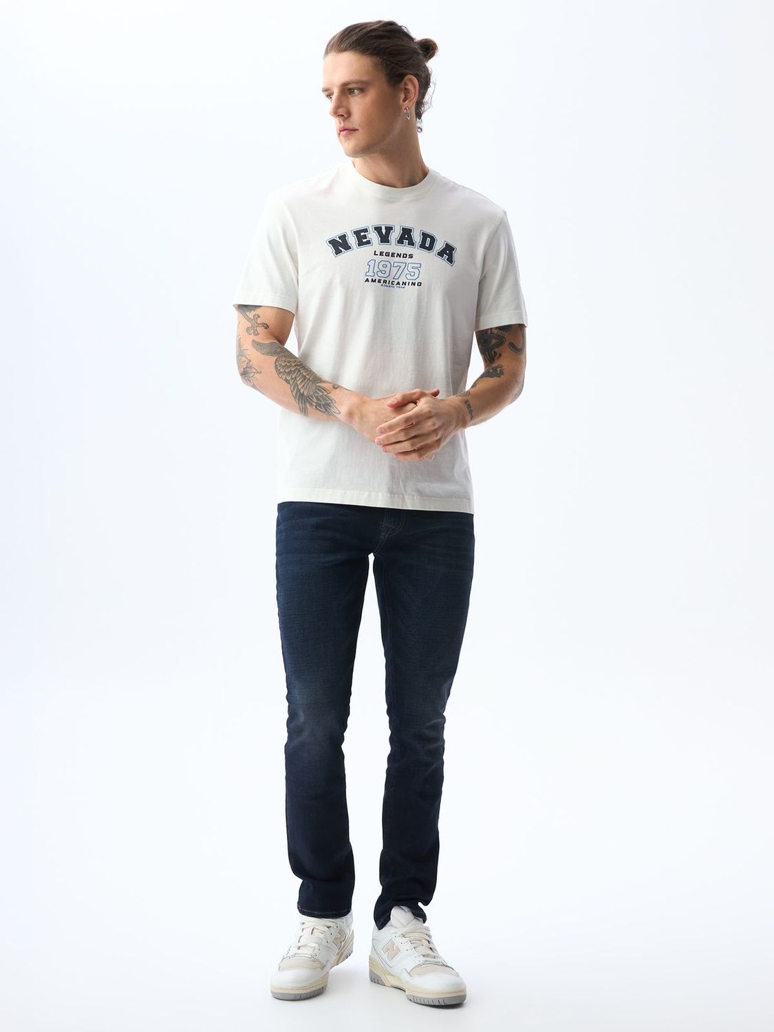 Camiseta Hombre Americanino Slim