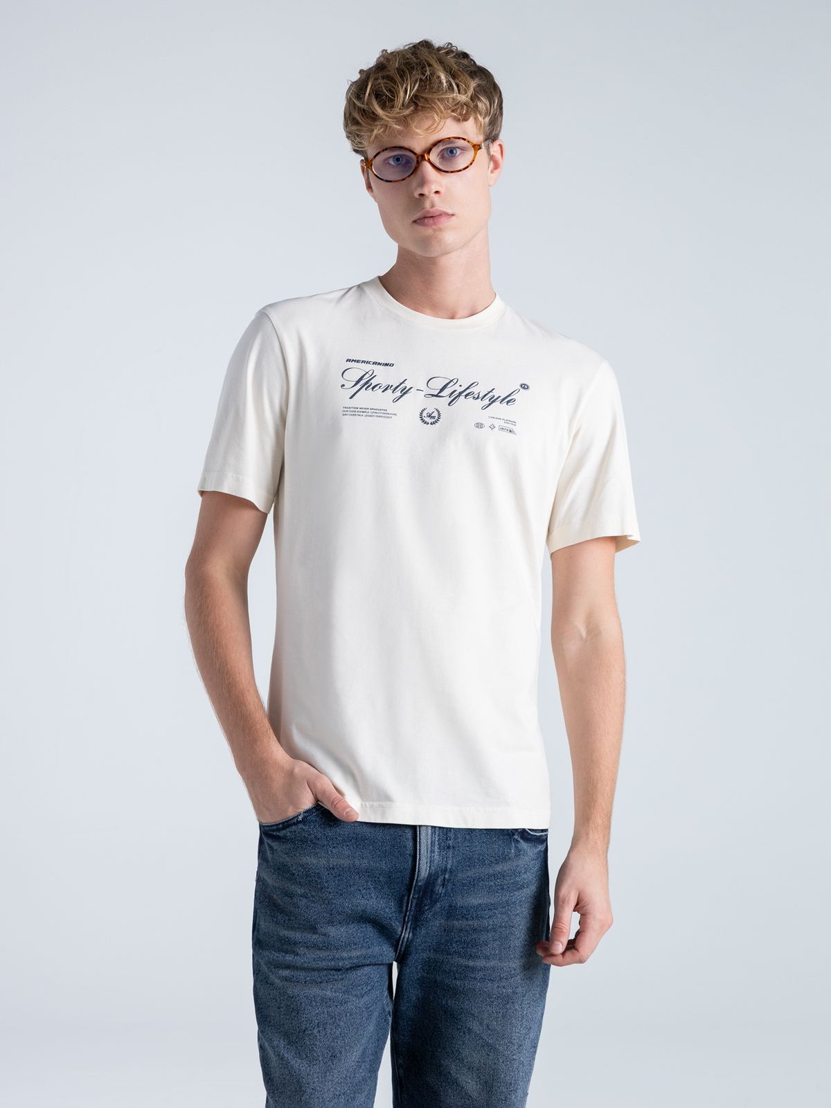 Camiseta Hombre Americanino Slim Fit