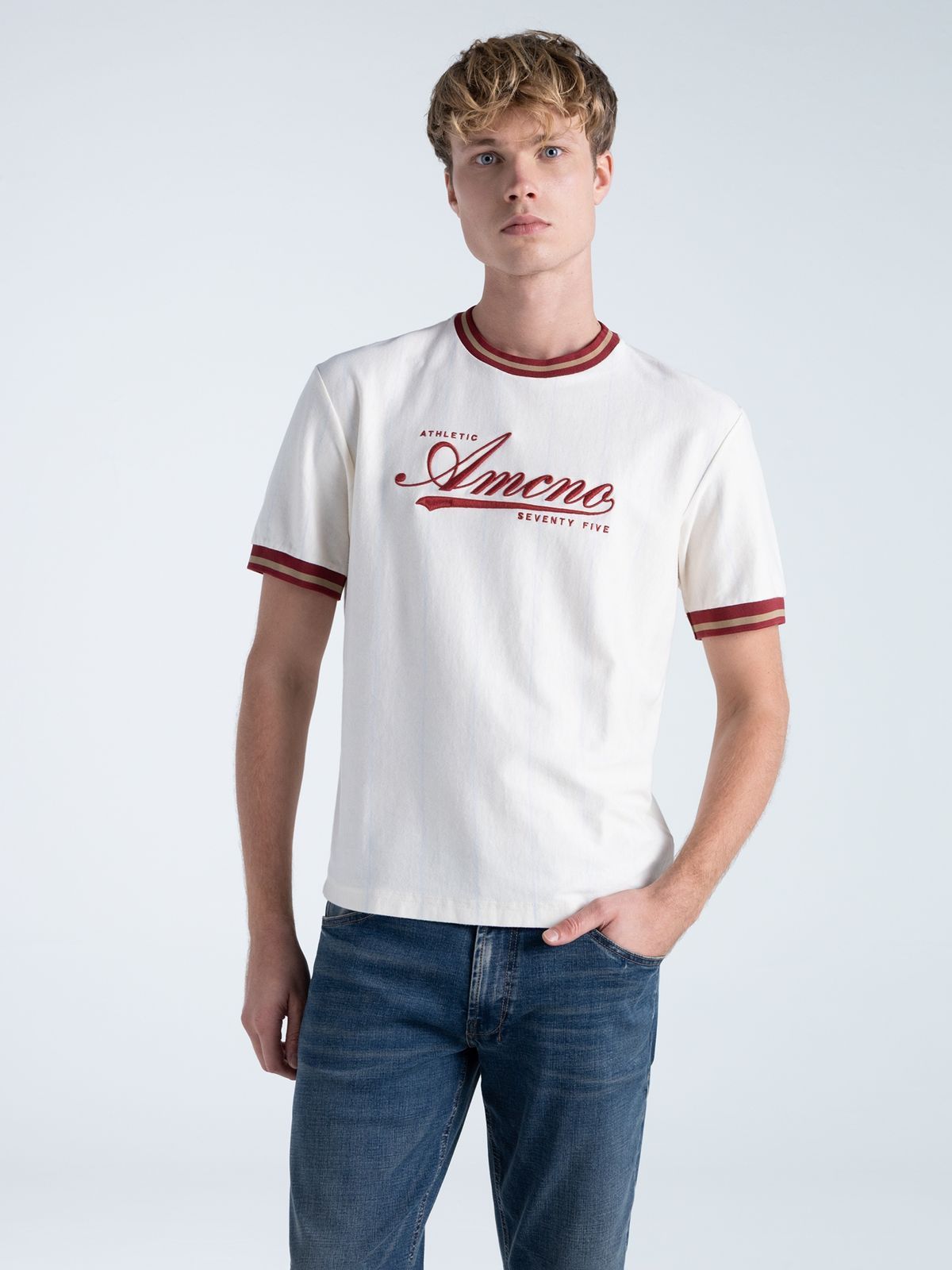 Camiseta Hombre Americanino Rayas Classic Fit