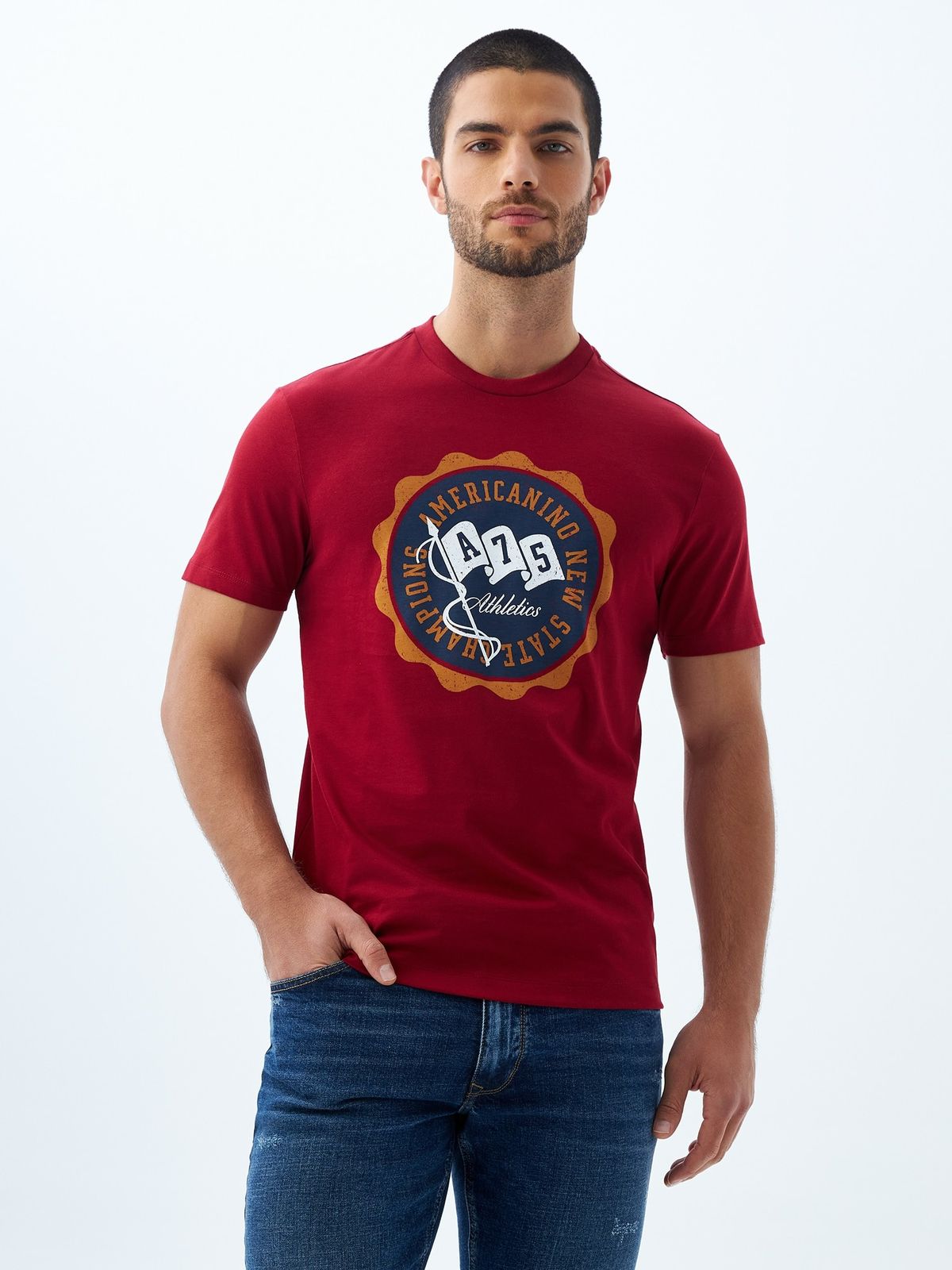 Camiseta Hombre Americanino Slim Fit