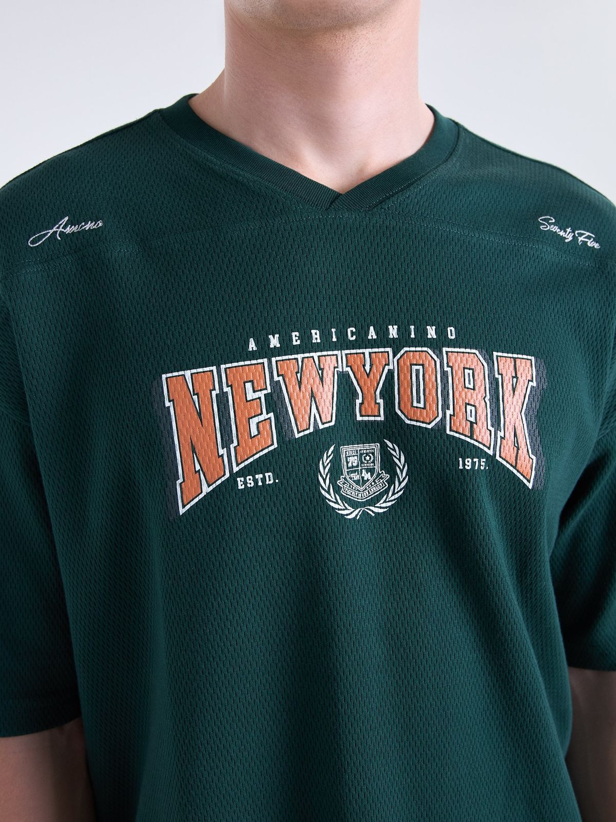 Camiseta Hombre Americanino New York Oversize Fit