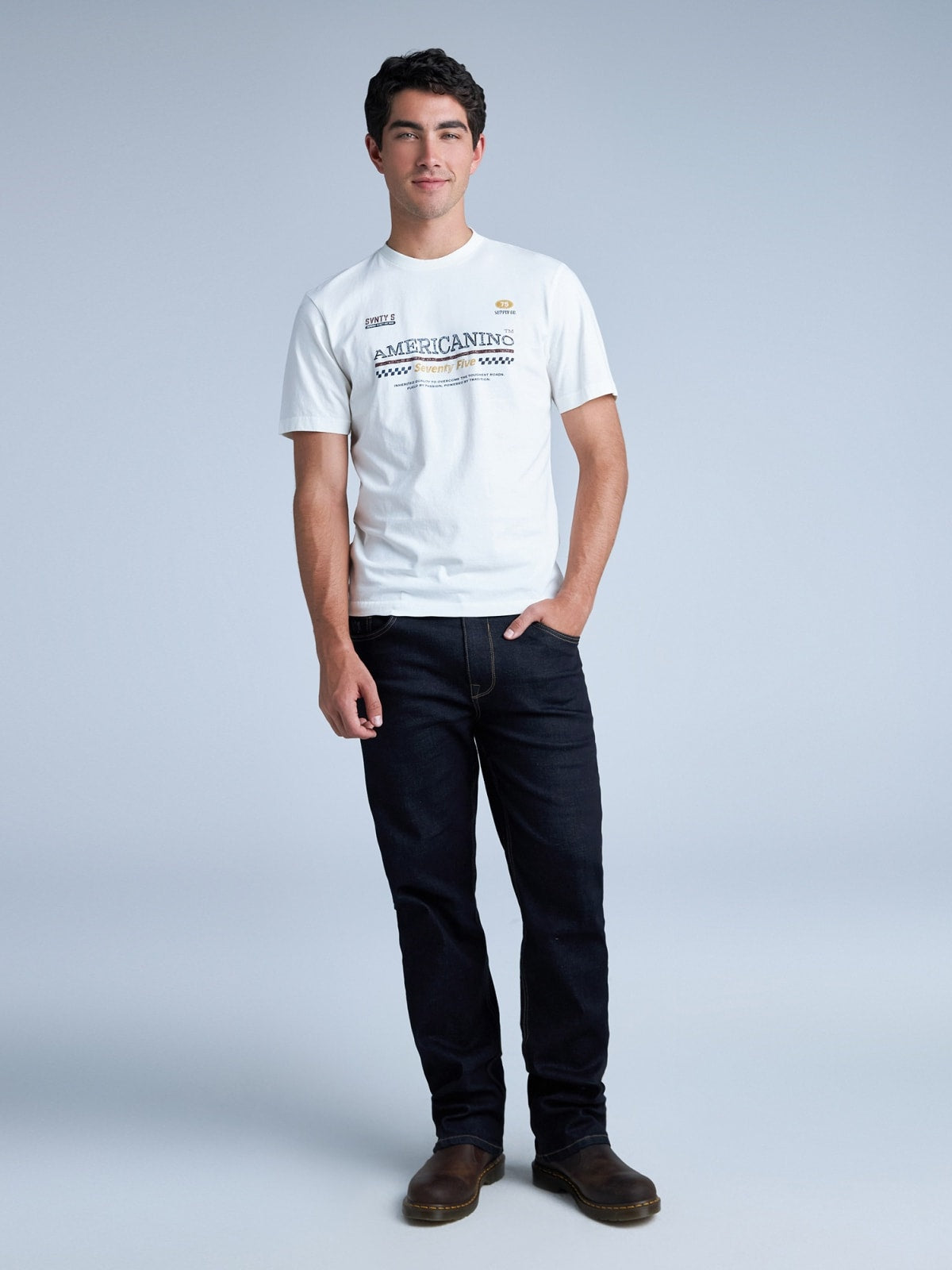 Camiseta Hombre Americanino Slim