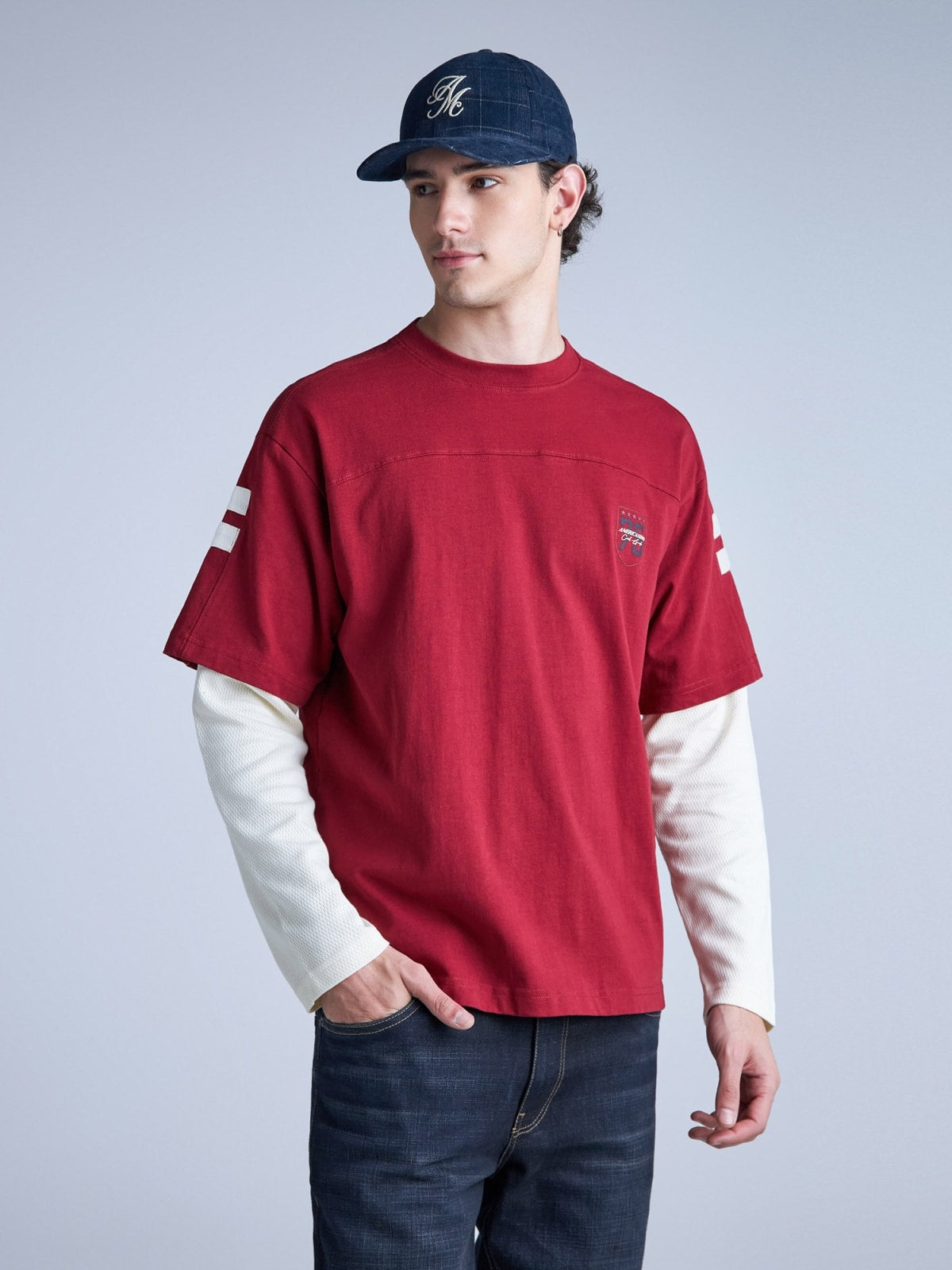 Camiseta Hombre Americanino Manga Larga Classic