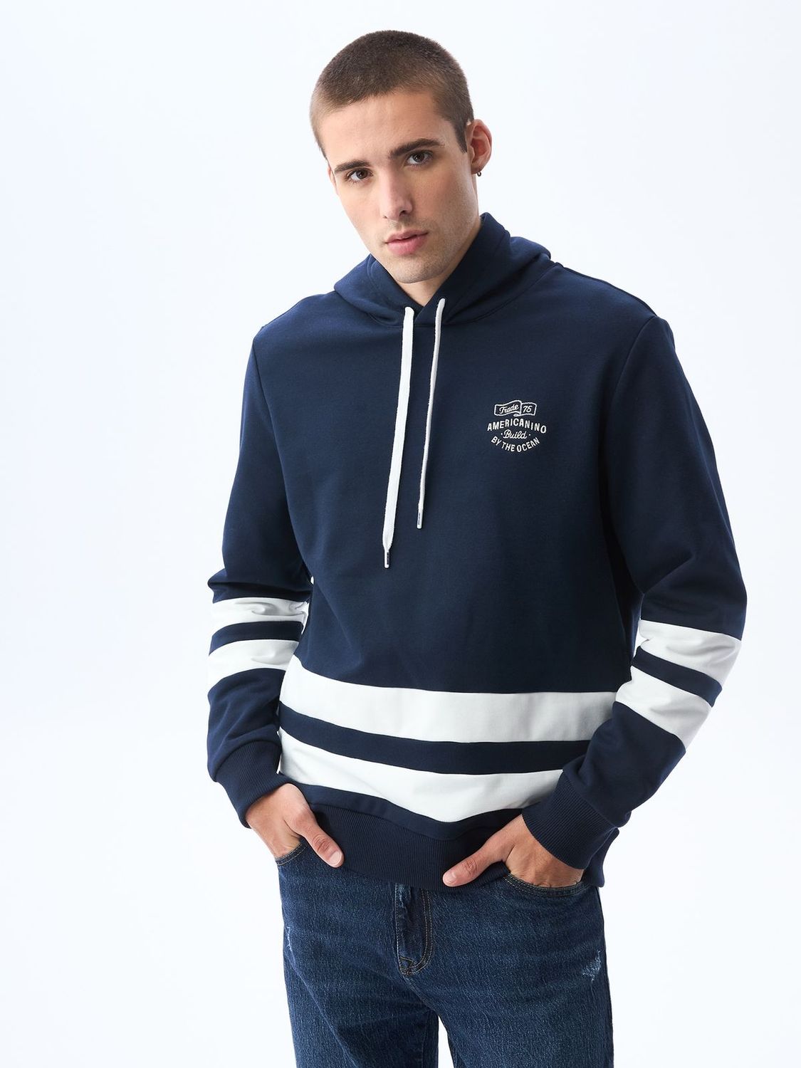 Buzo Hombre Americanino Con Capucha