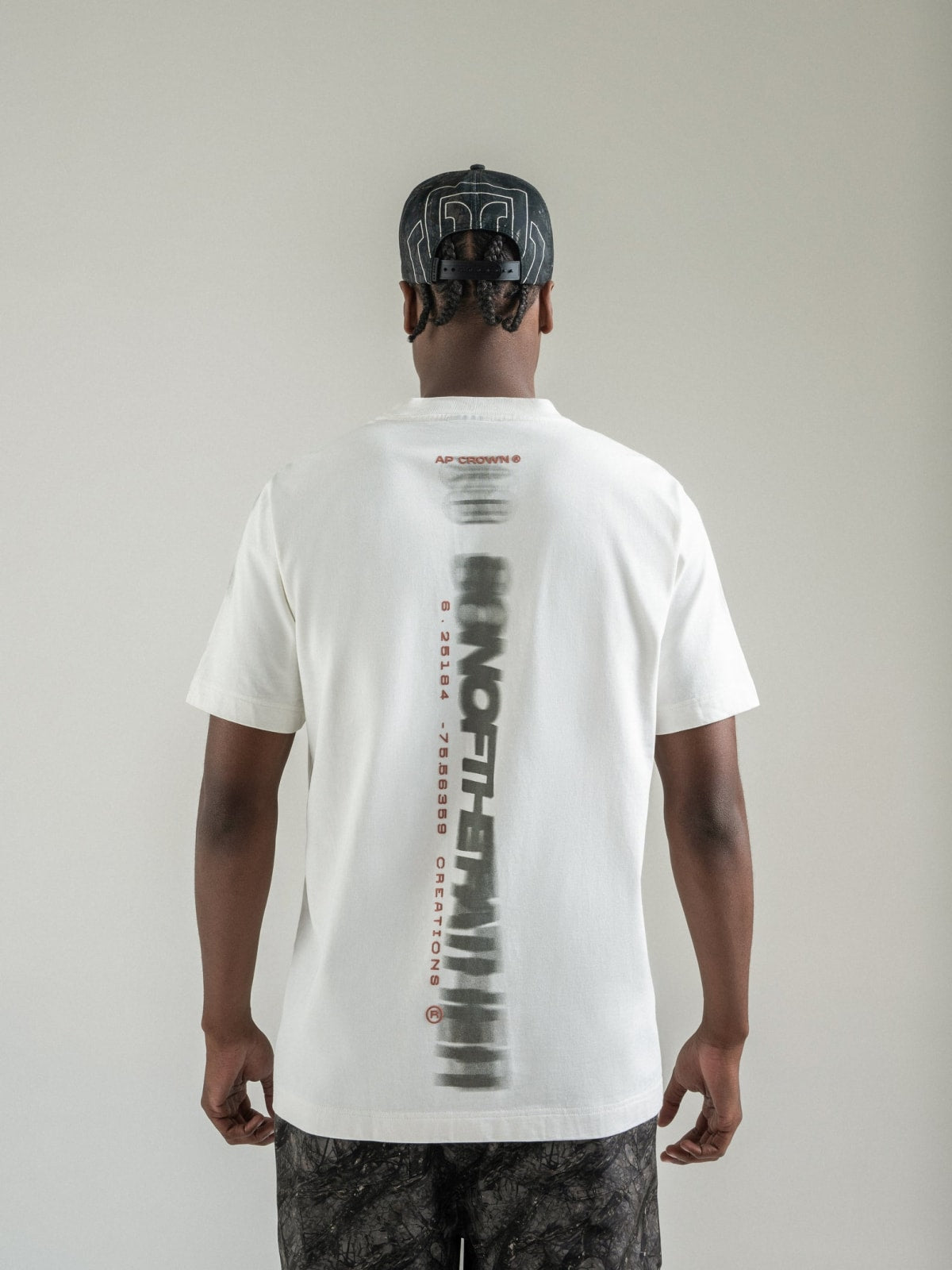Camiseta Hombre Ap Crown Piedra Lunar