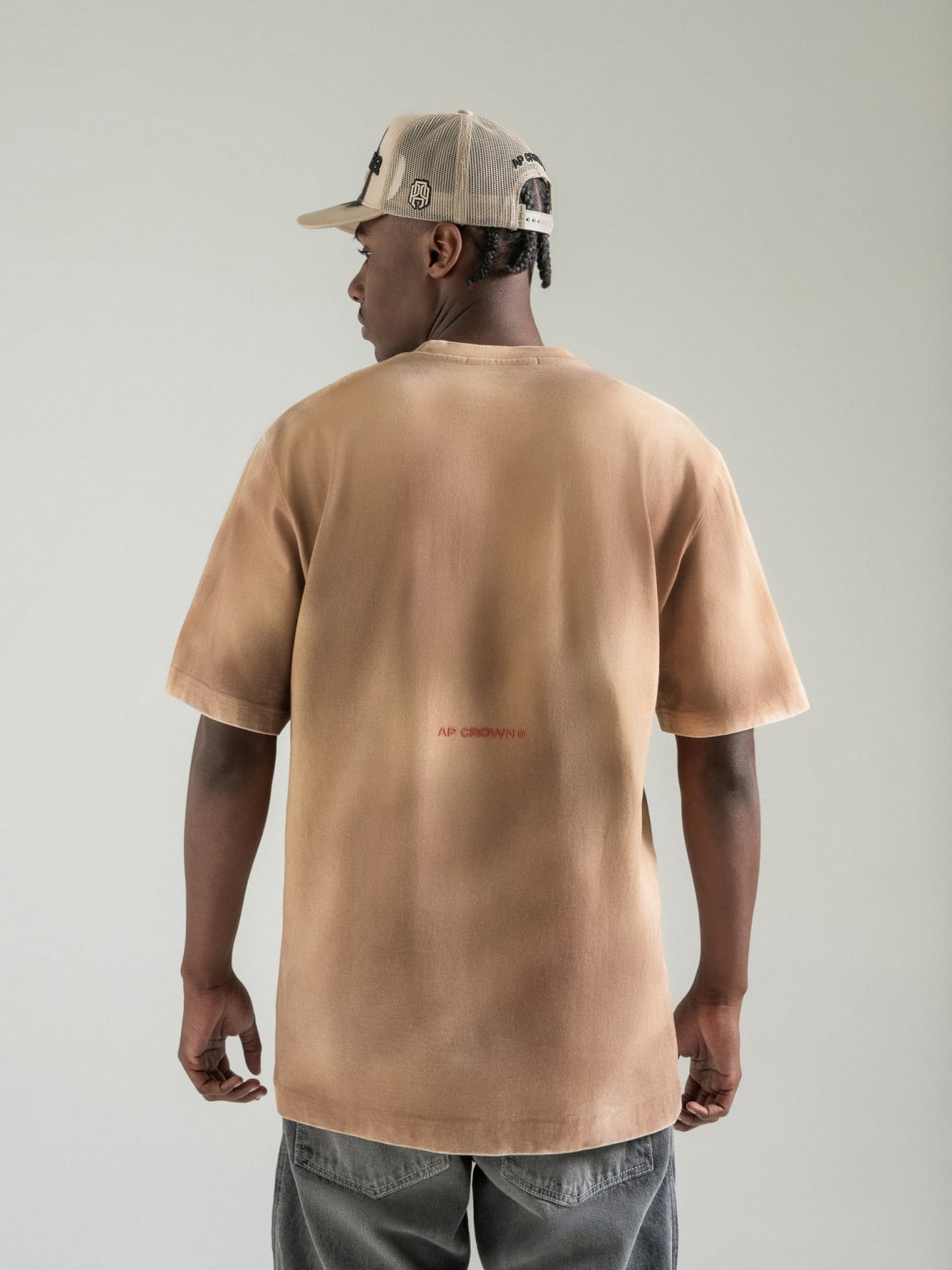 Camiseta Hombre Ap Crown Cuarzo