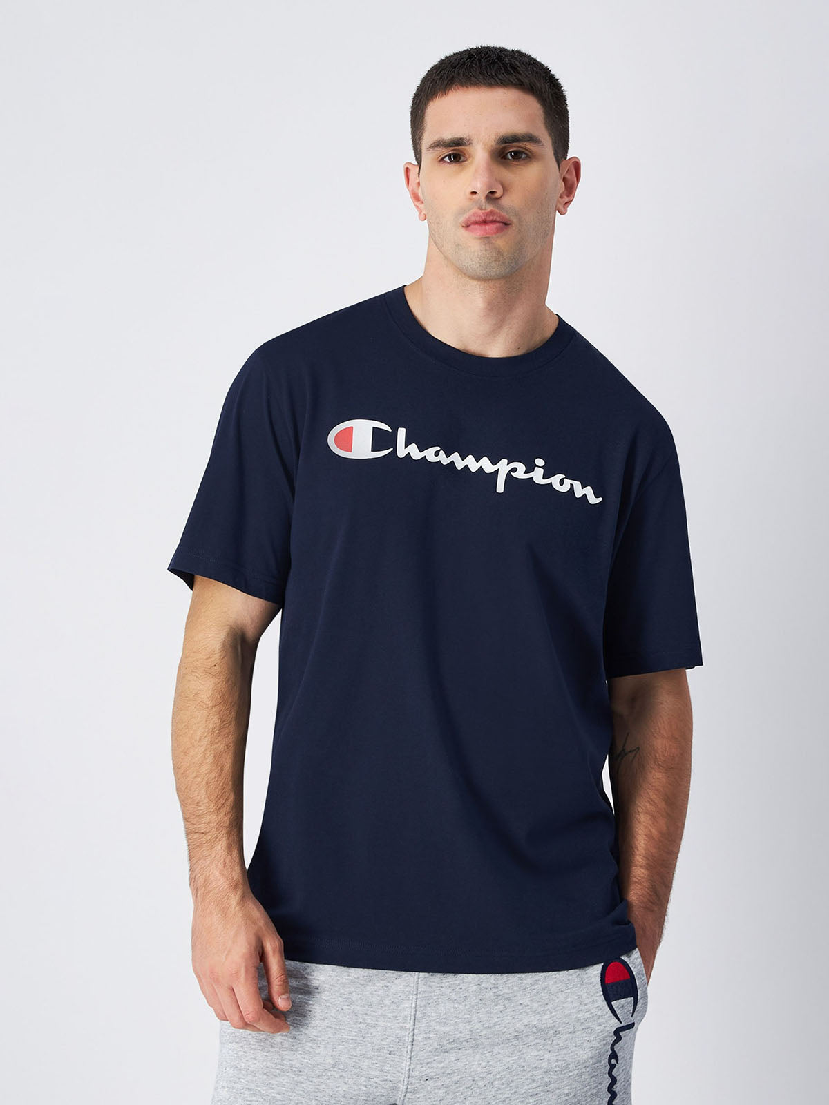 Camiseta Hombre Champion Logo