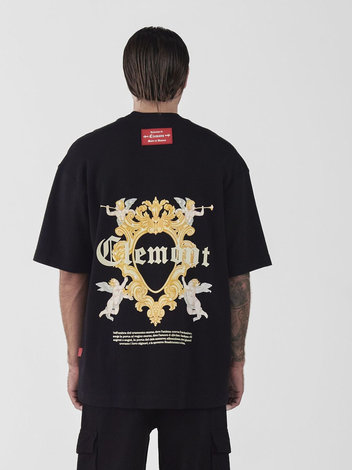 Camiseta Hombre Clemont Illuminato Oversized